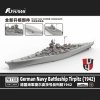 FlyHawk Model FH1133 German Navy  Battleship Tirpitz (1942) 1/700